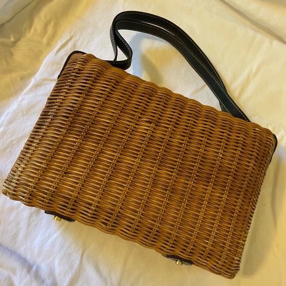 Kate Spade wicker purse - Picture 2 of 8
